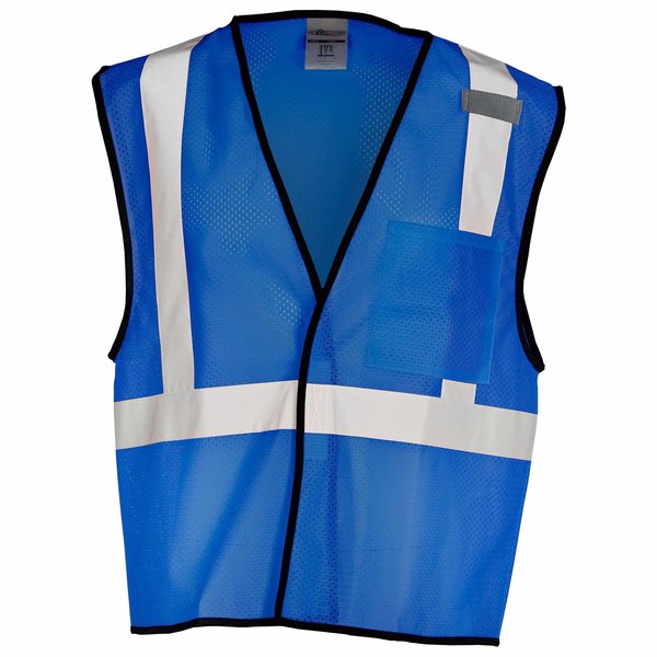 Kishigo 4X-5X, Royal Blue Enhanced Visibility Economy Mesh Vest B121-4X-5X